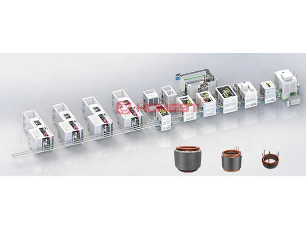 新能源驅(qū)動電機(jī)定子裝配生產(chǎn)線